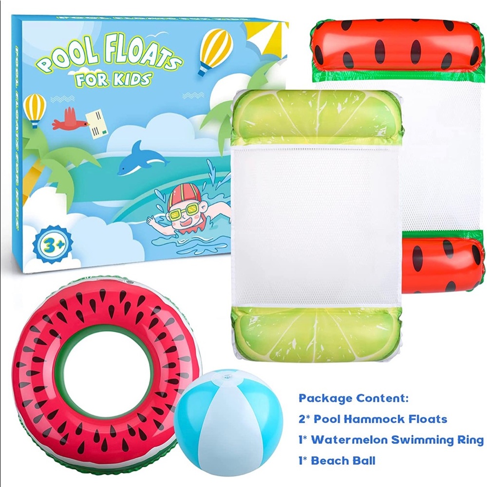 Pool Float Water Hammock, 4 -in -1 Multi-Purpose Floating Rafts